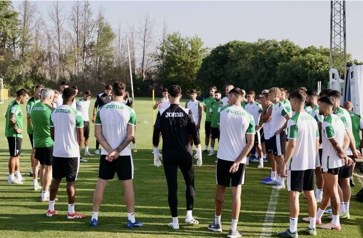 El Córdoba CF vuelve al trabajo en la Ciudad Deportiva.