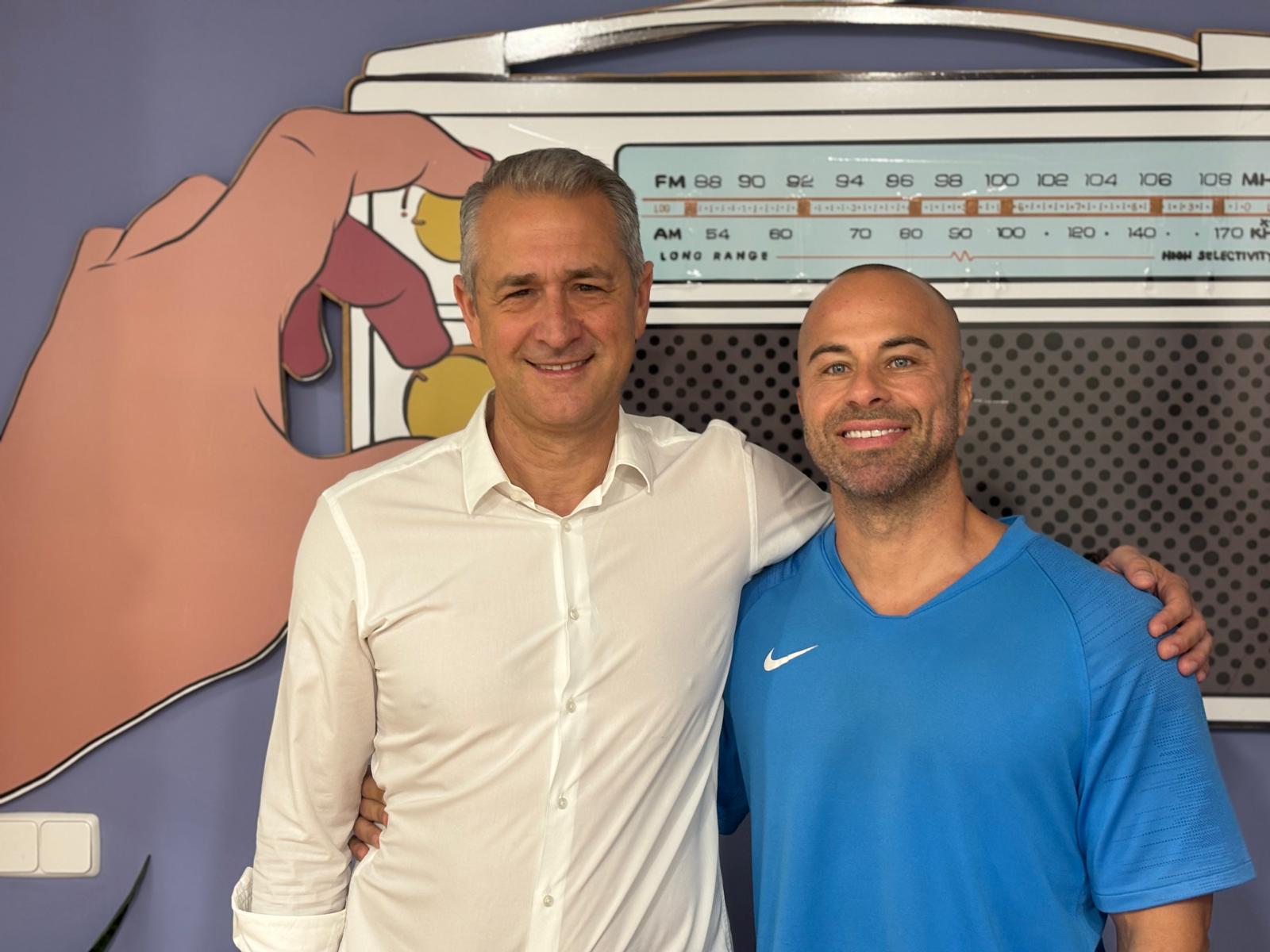 Pepe Reina y Pedro Castro / Radio Morón