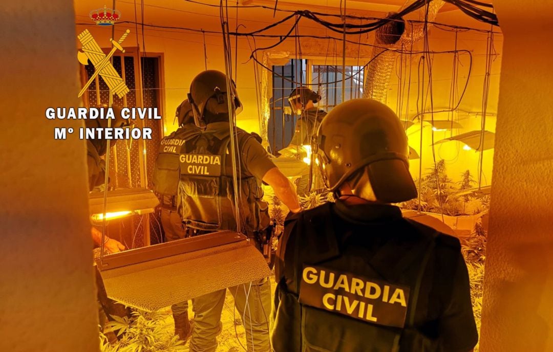 Foto de archivo de una operación antidroga de la Guardia Civil en la provincia de Granada