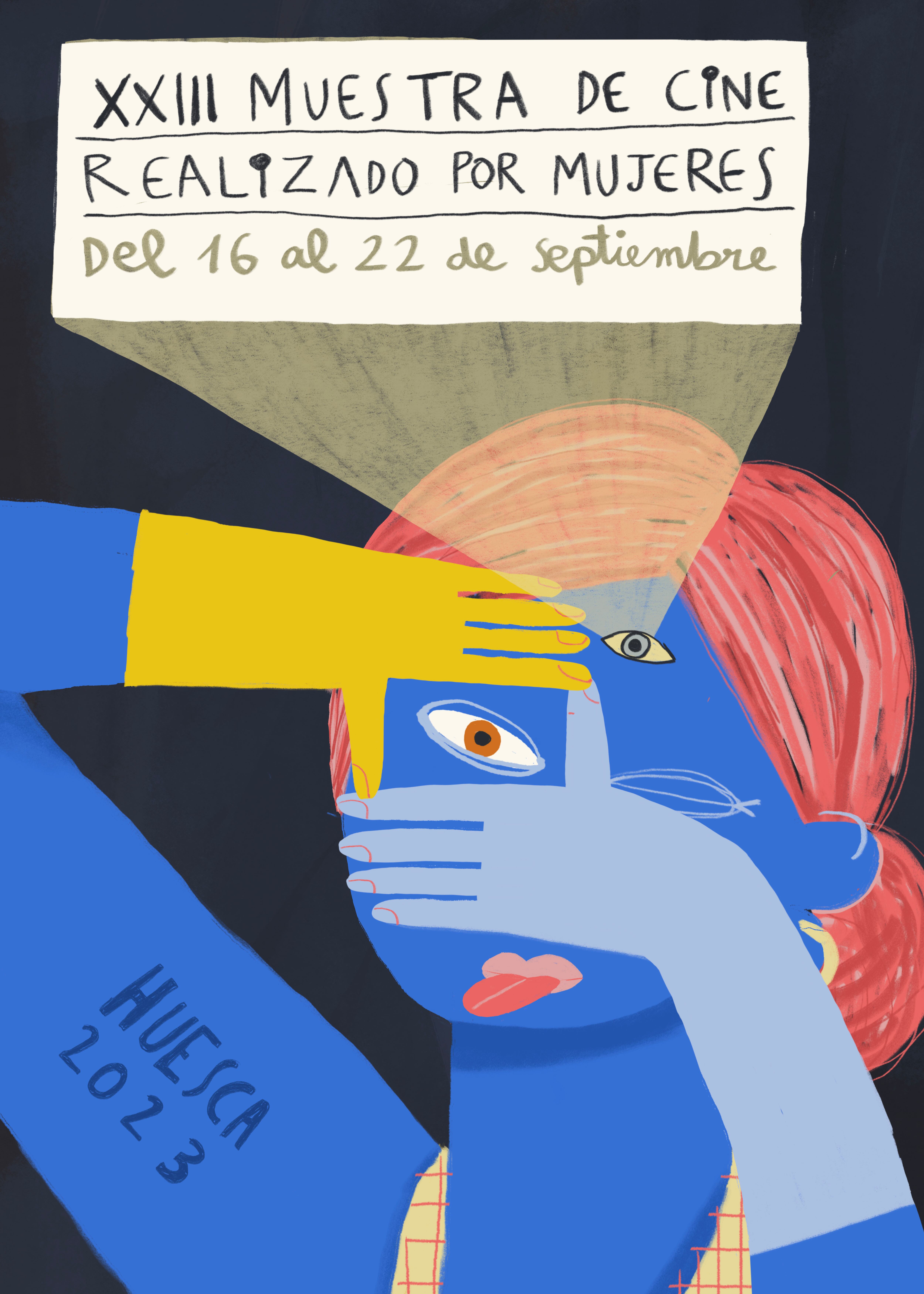 Cartel 23ª Muestra de Cine Realizado por Mujeres.