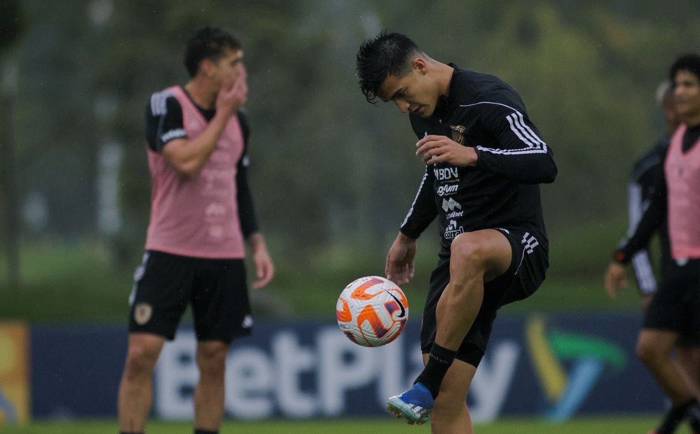 Jorge Yriarte entrena con la selección de Venezuela, marzo 2025