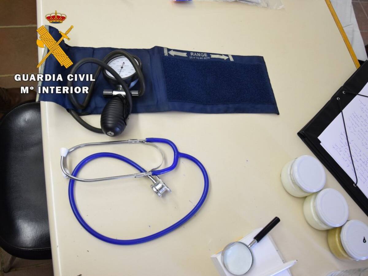 Desarticulan un local clandestino de prácticas médicas en la Ribera