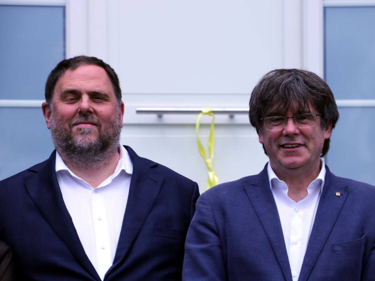 Puigdemont i Junqueras es retroben a Waterloo després de més de tres anys i mig
