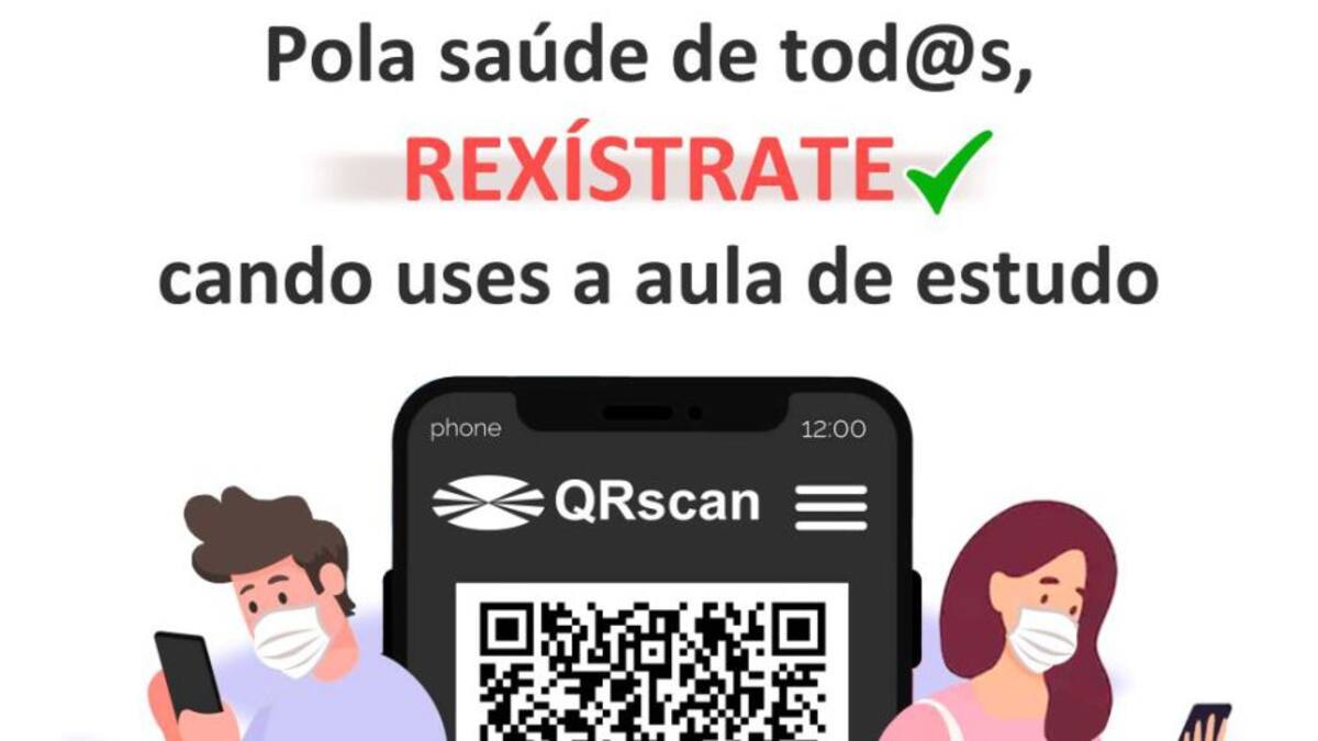 Los alumnos de la UDC deberán registrar mediante código QR su paso por bibliotecas y aulas