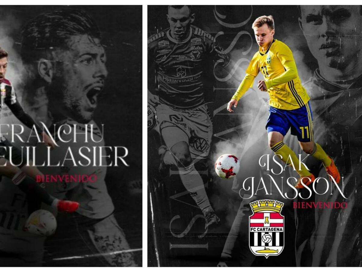El FC Cartagena se hace con Franchu e Isak Jansson