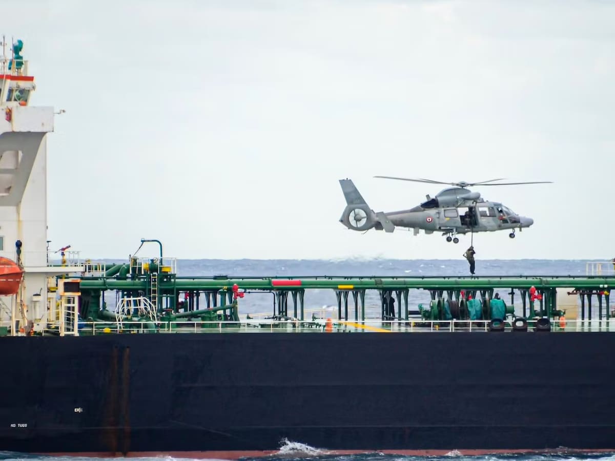 Francia intercepta un petrolero de la flota fantasma rusa en el Mediterráneo Occidental