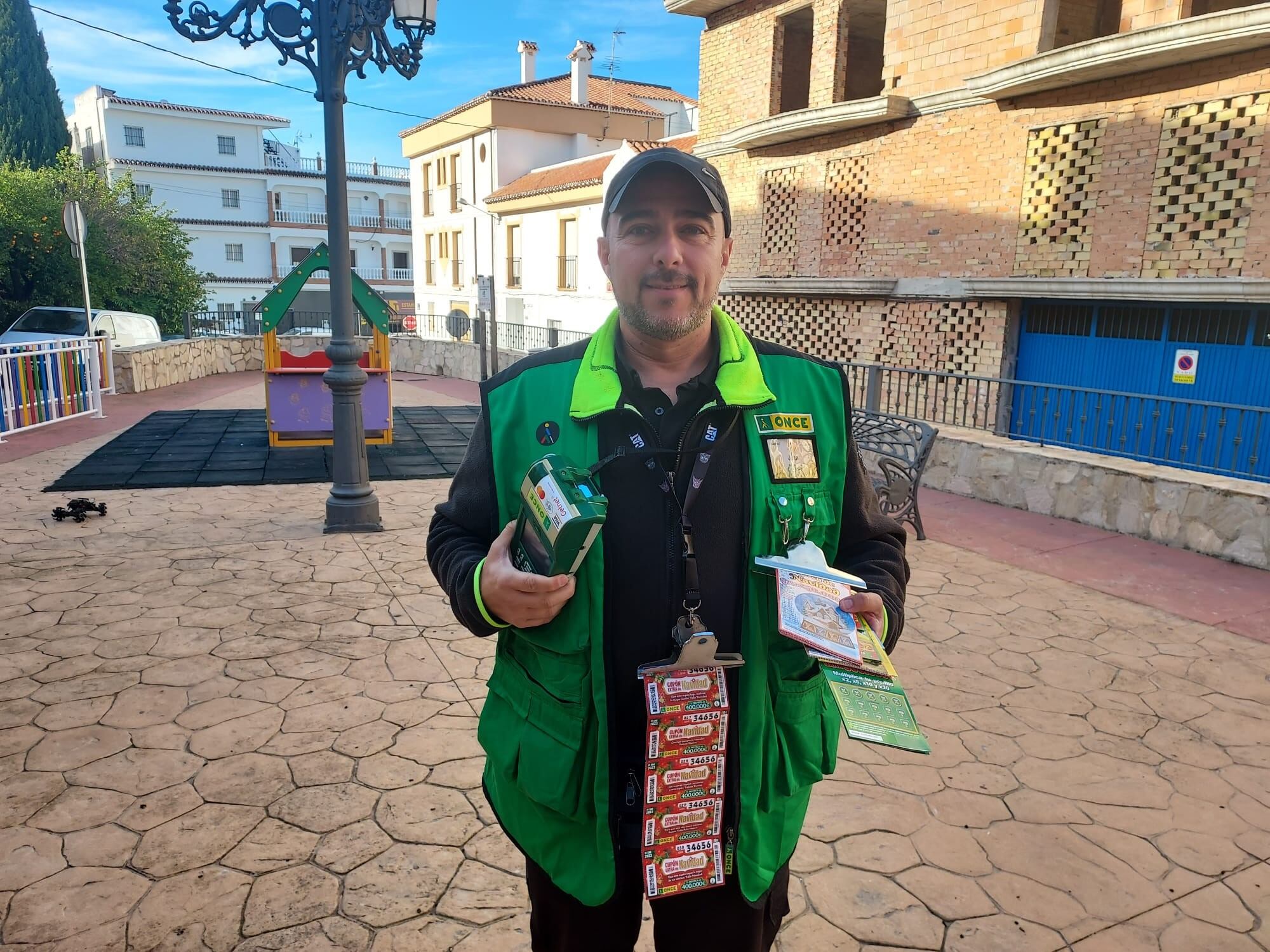 Juan Benítez ha repartido el premio en la provincia de Málaga