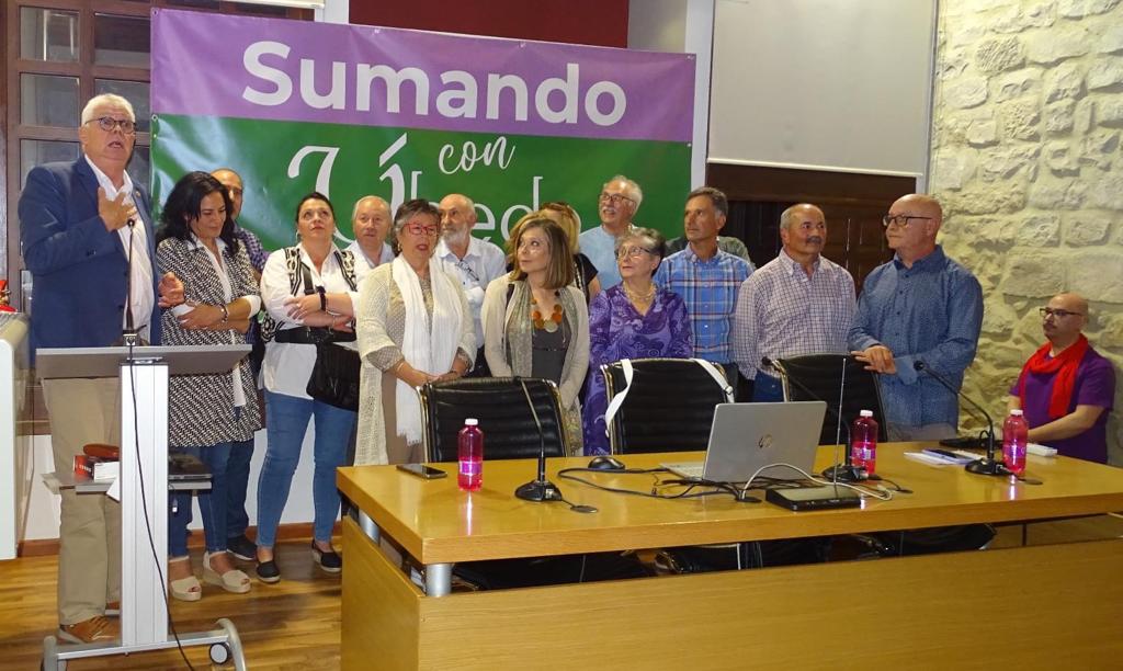 Presentación de la candidatura de Blas Rueda a la alcaldía de Úbeda por “Sumando con Úbeda”