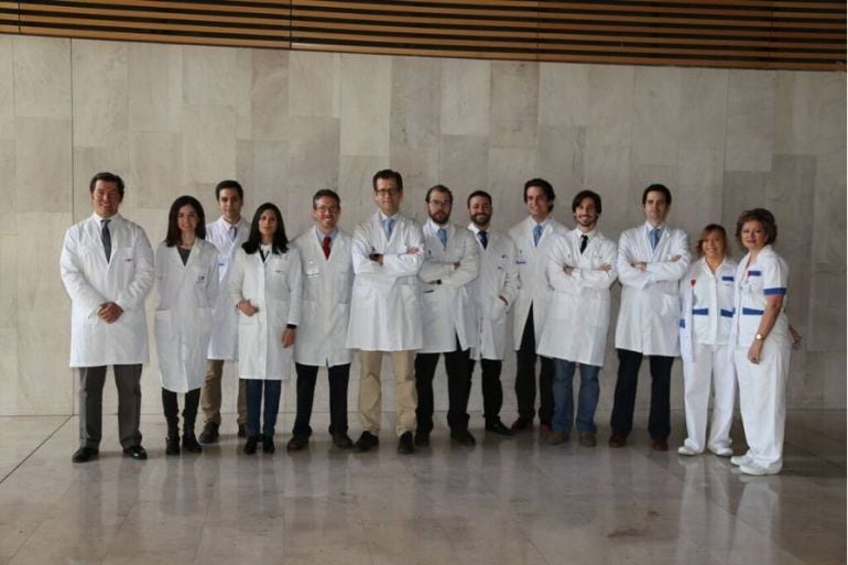 Equipo de cirugía maxilofacial del Hospital Rey Juan Carlos