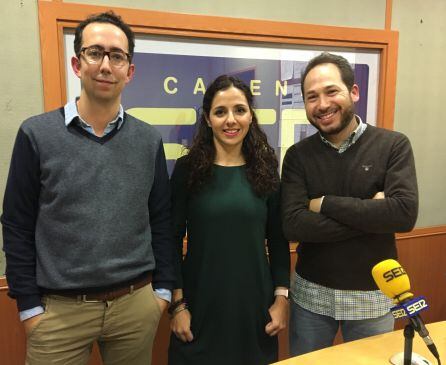 José María Martín, Patricia Huertas y Jacinto Molero.