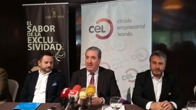 Comparecencia de la junta directiva del CEL en Ponferrada