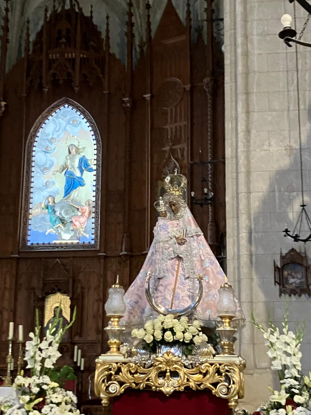 La Morenica, en la Iglesia de Santa María