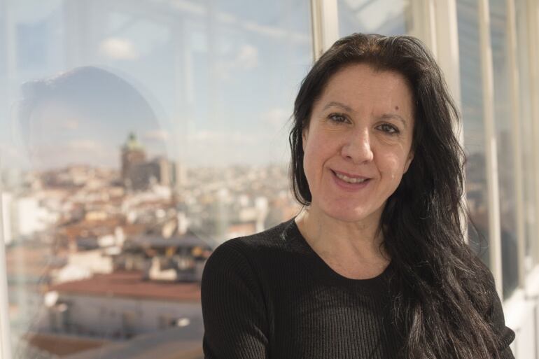 María Pagés en la terraza de la Ser