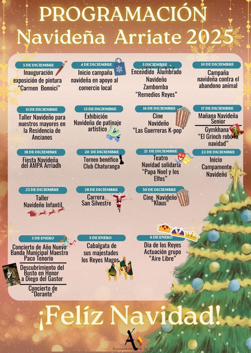 Programación navideña en Arriate