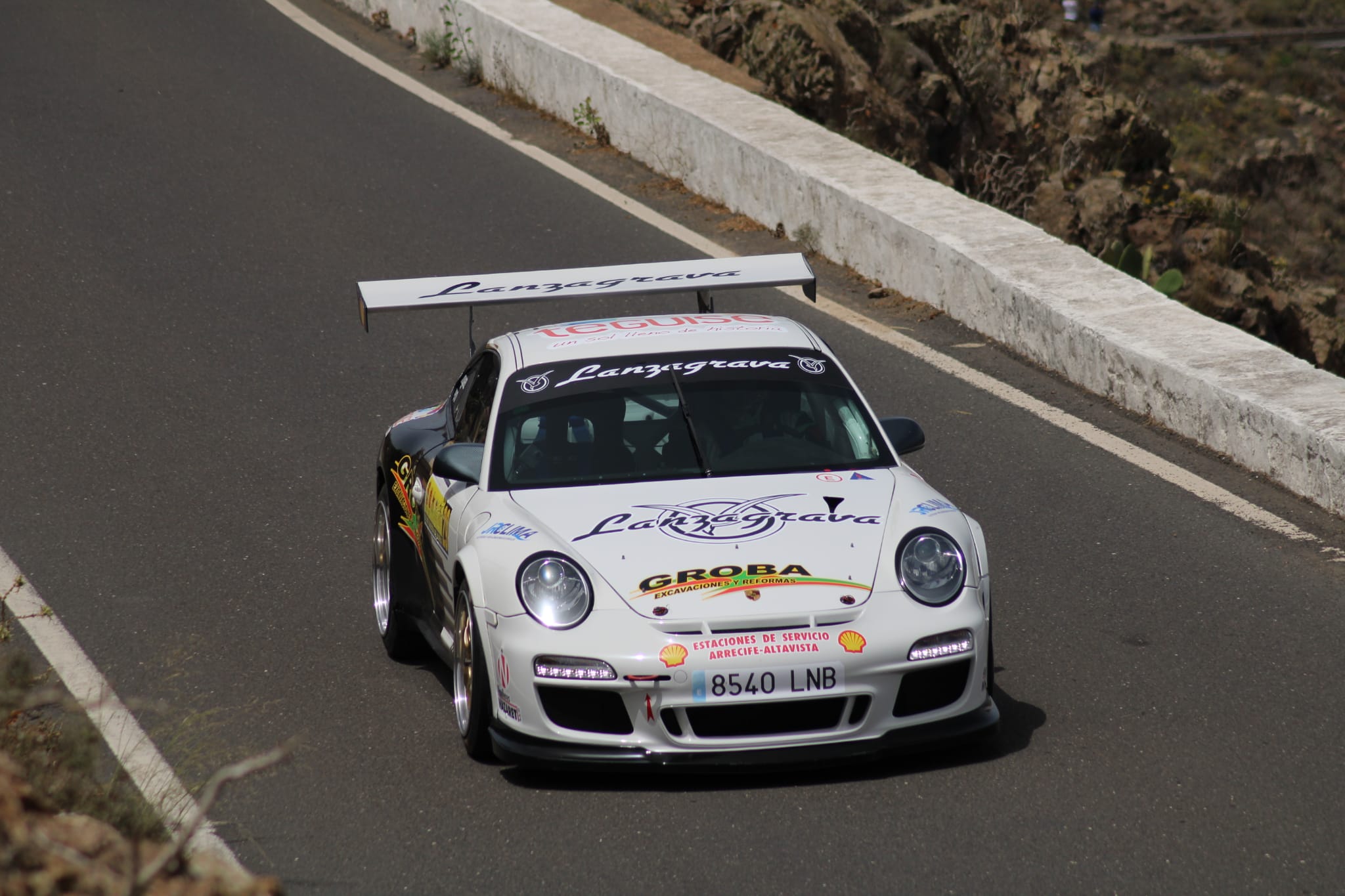 Uno de los porsches participantes.