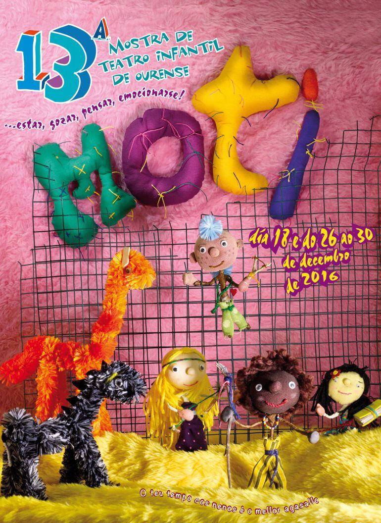 Cartel de la Mostra de Teatro Infantil de Ourense 2016