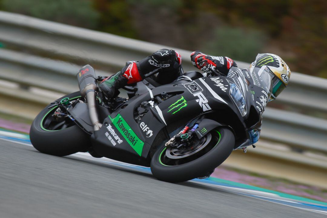 Jonathan Rea durante los entrenamientos del jueves