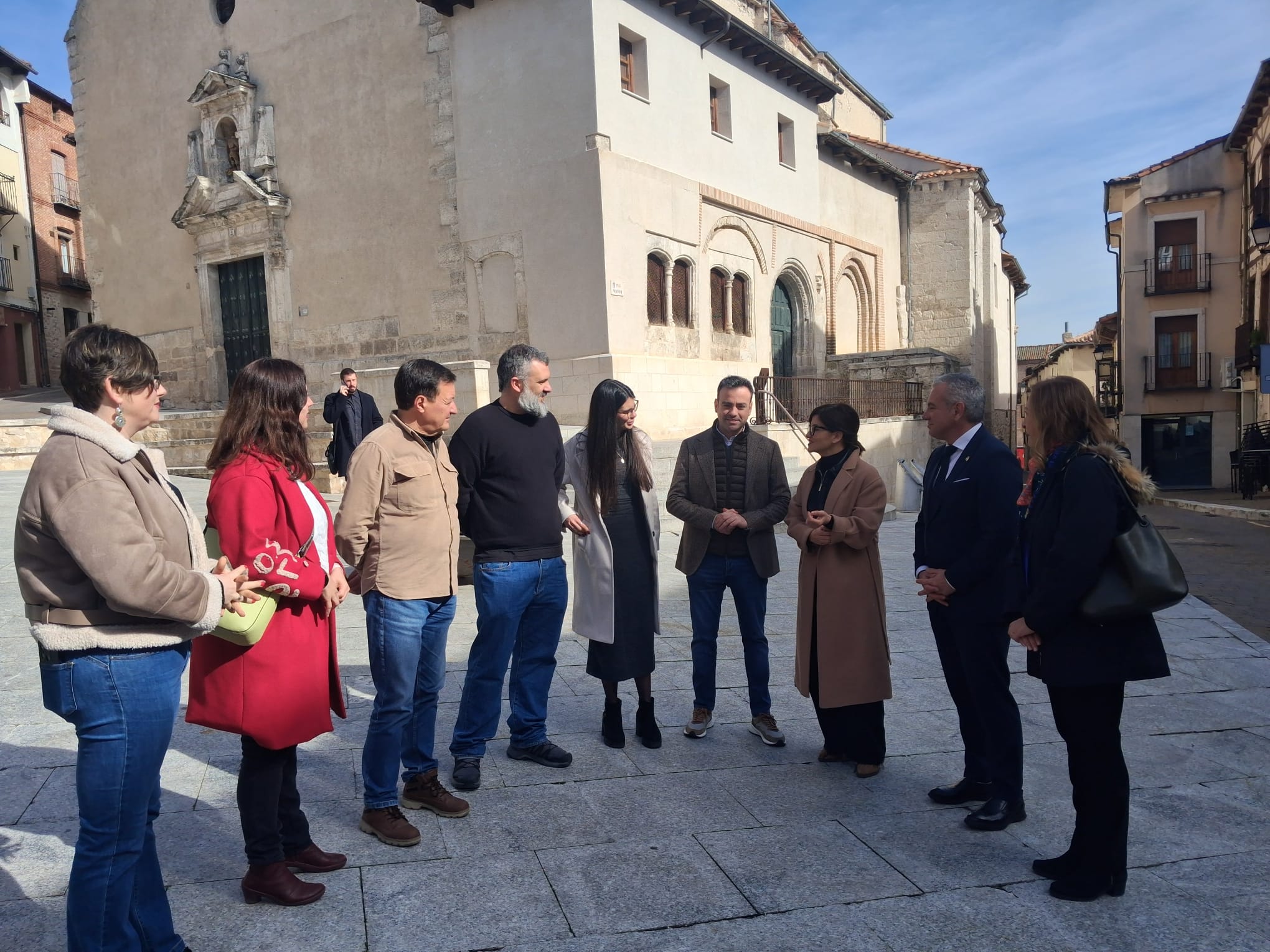 Visita a Cuéllar de la ministra de Juventud e Infancia, Sira Rego