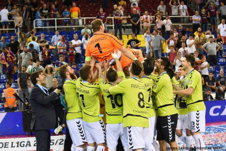 Luis Amado se despide de Movistar Inter tras quince años en el club