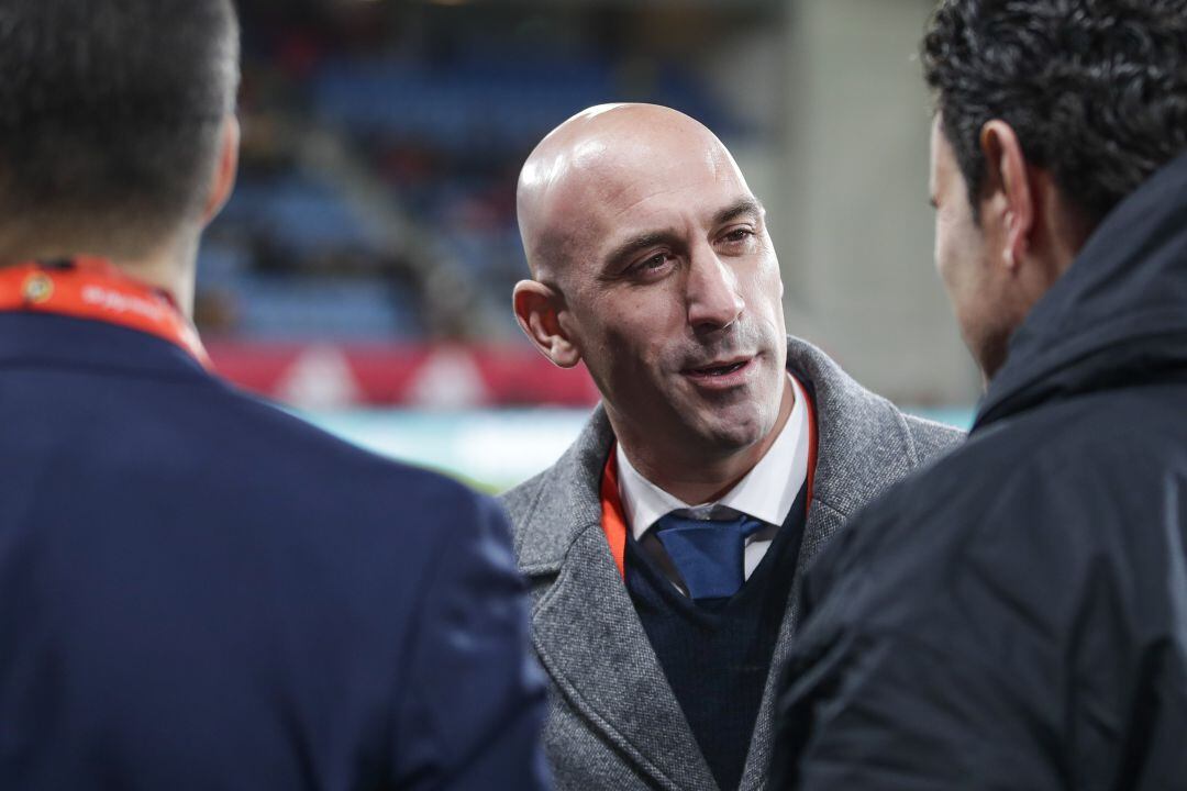 Luis Rubiales, presidente de la Federación.