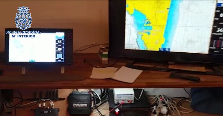 Uno de los radares intervenidos a la organización criminal