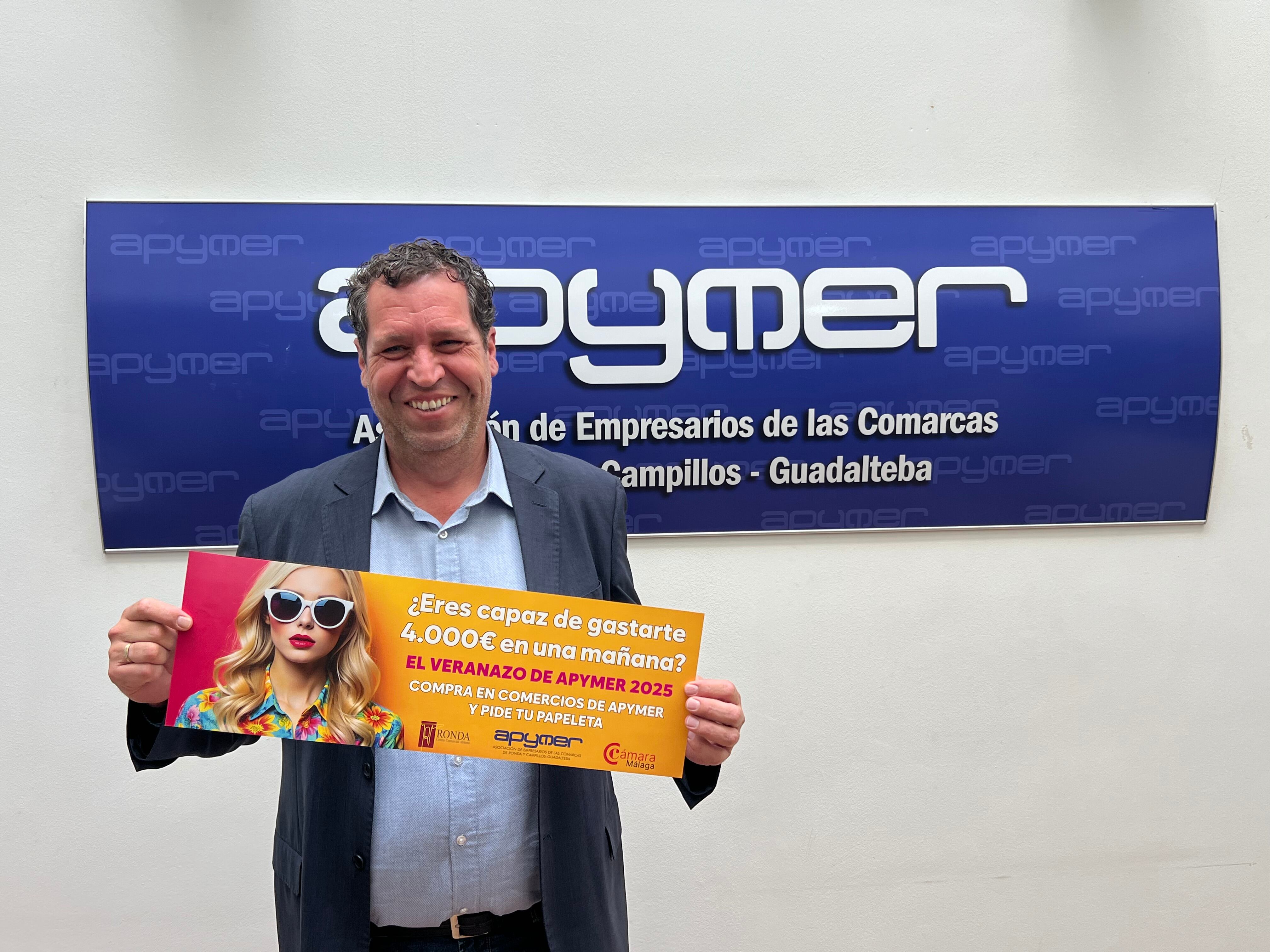 Antonio Palma durante la presentación de la campaña veraniega de Apymer