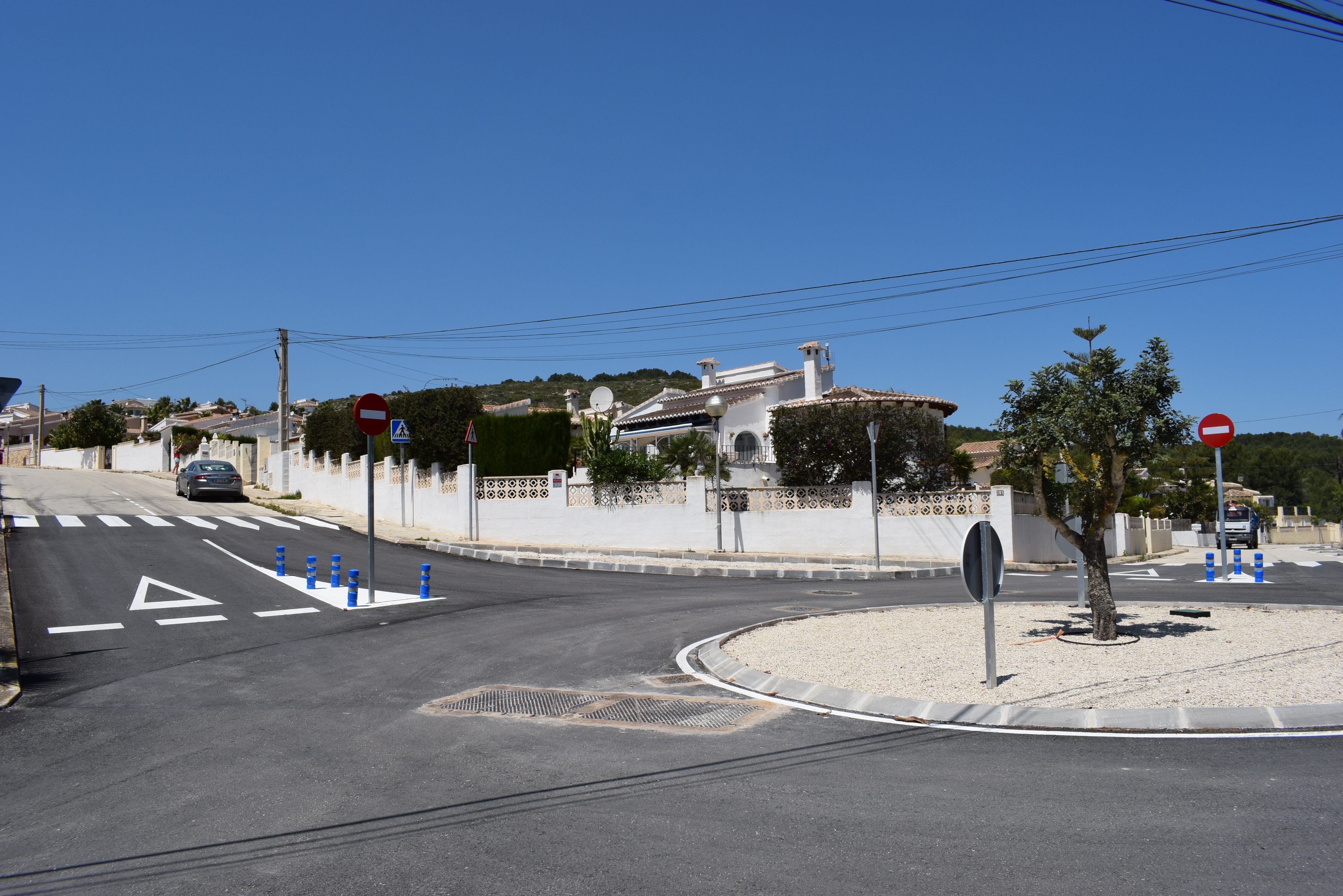 Rotonda de Les Fonts. El Poble Nou de Benitatxell