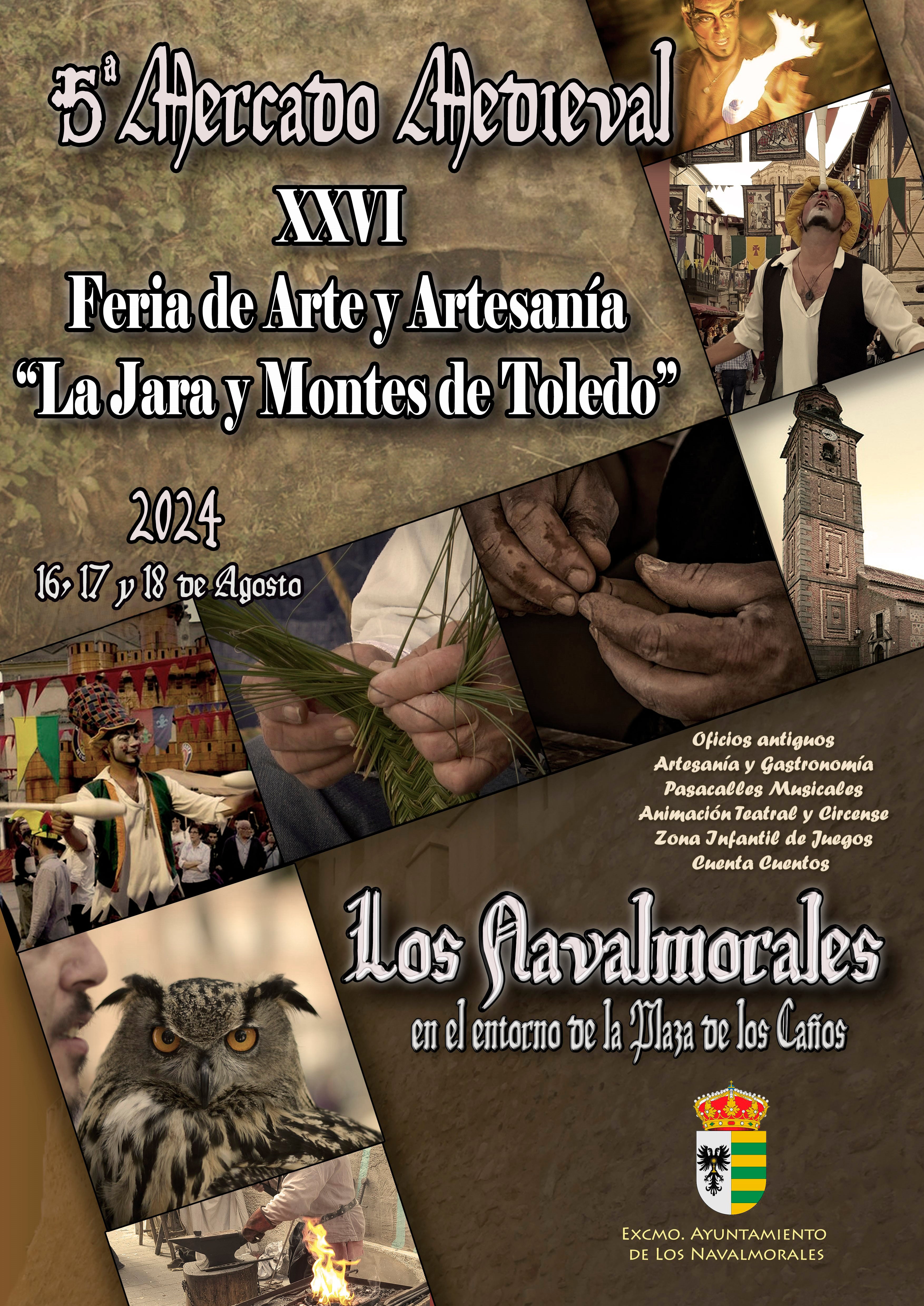 V edición de la Feria Medieval y la XXVI Feria de Arte y Artesanía “La Jara y Montes de Toledo” en Los Navalmorales.