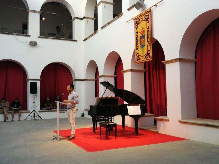 El alcalde durante su intervención