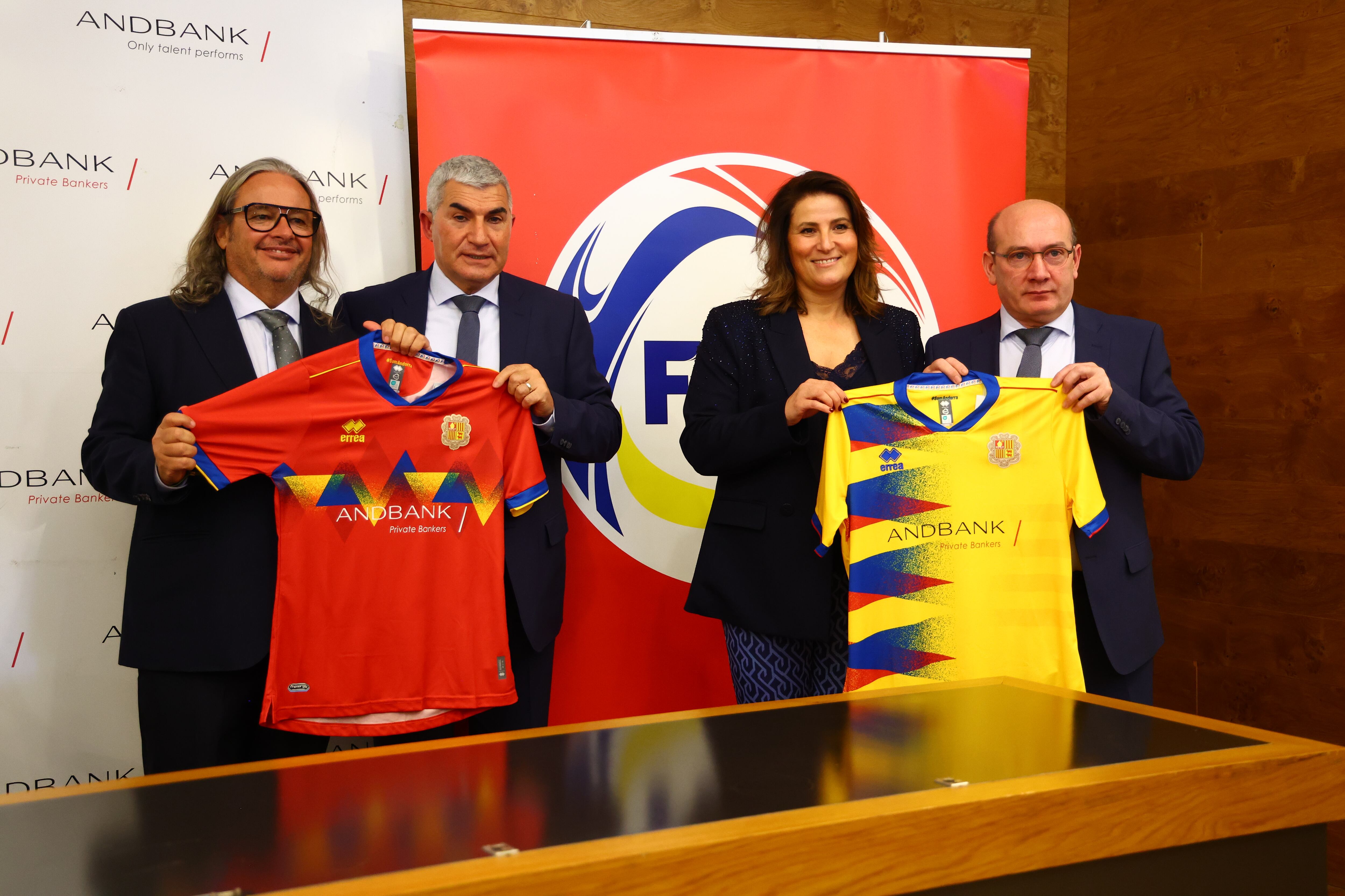 L'acord de patrocini entre AndBank i la Federació Andorrana de Futbol