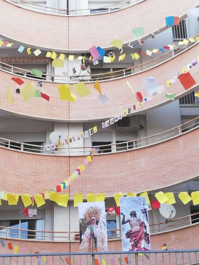 Balcones de la calle Biar de Elche