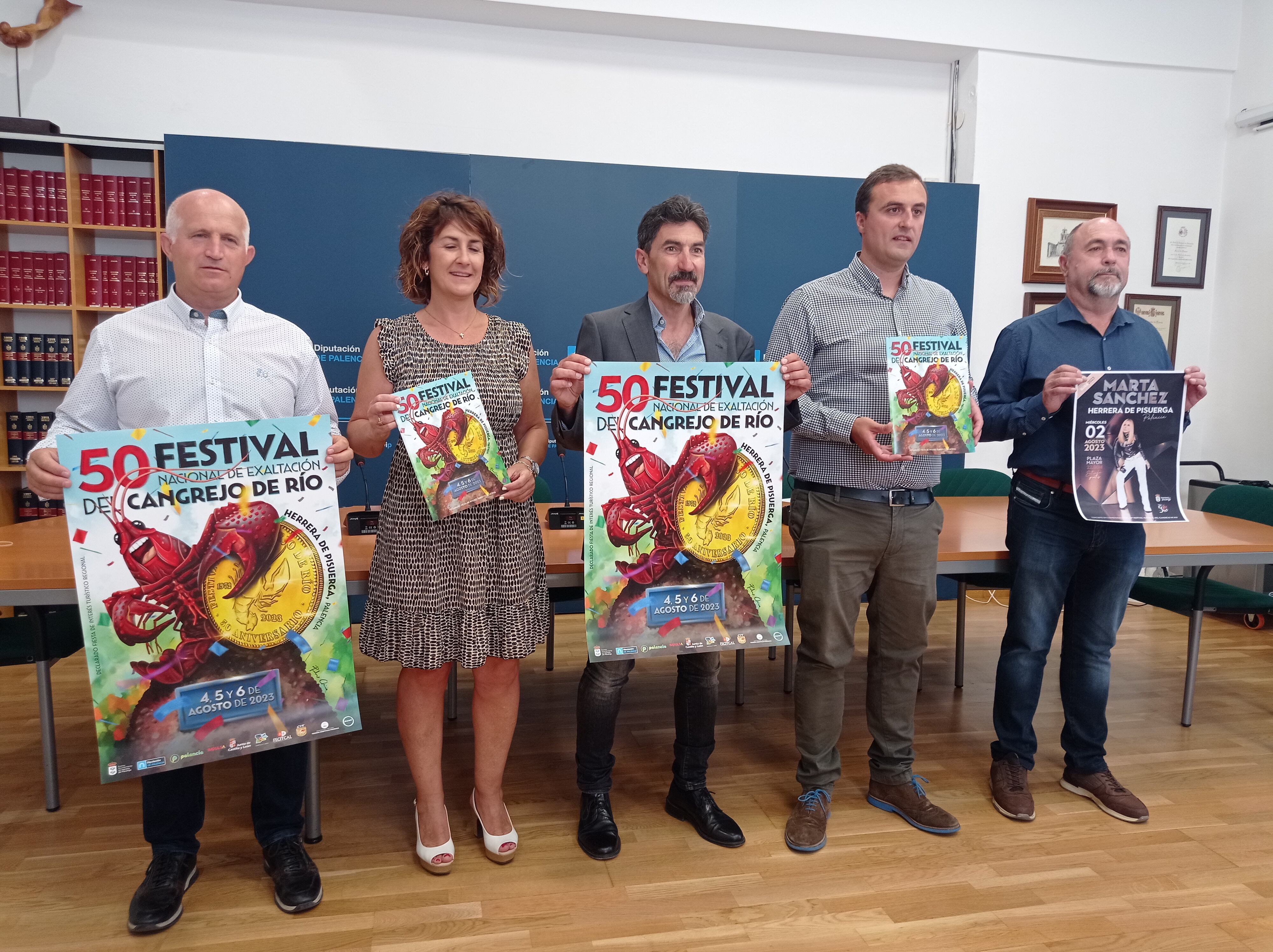 Presentación del 50 Festival de Exaltación del Cangrejo de Herrera de Pisuerga