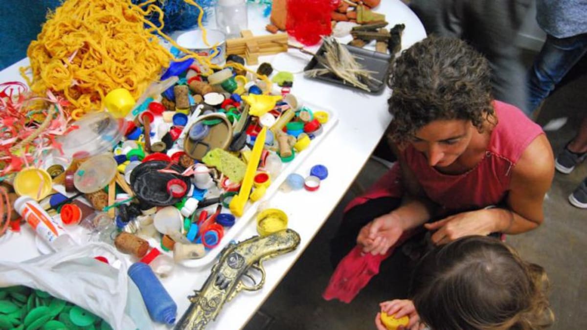 Calentadores eléctricos y carritos en la playa