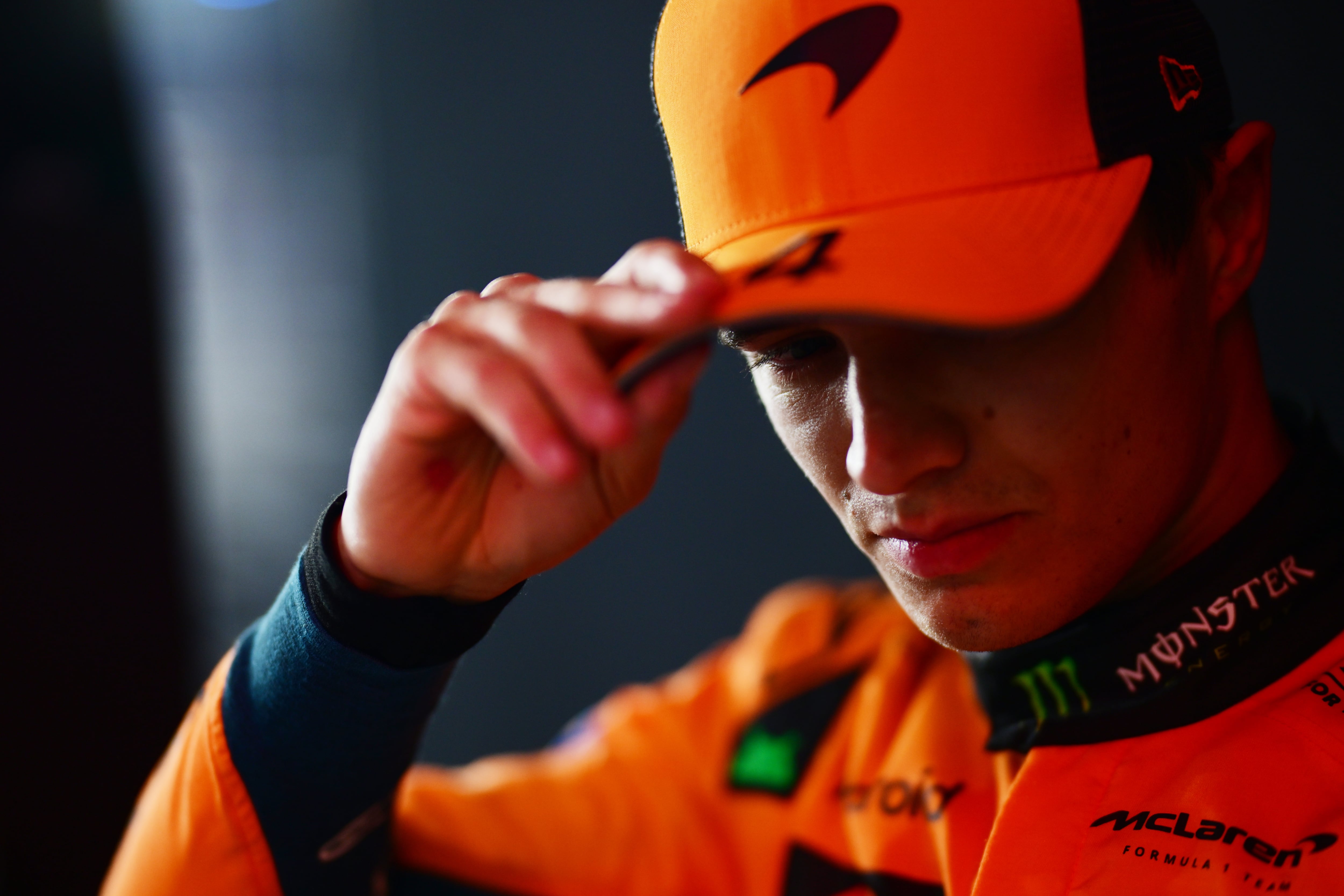 Lando Norris, durante el sábado del GP de Catar