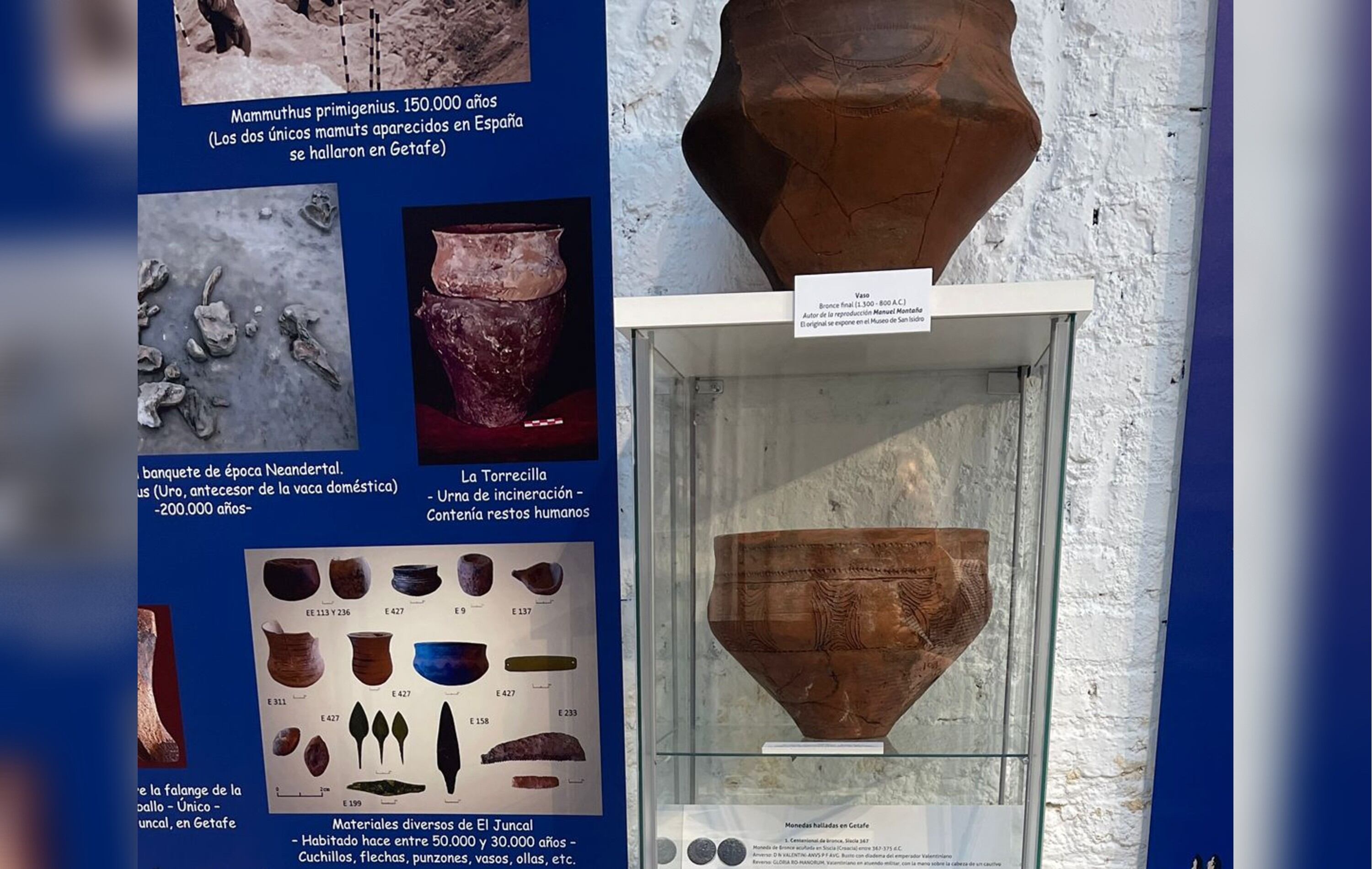 Imagen de la exposición ‘Historia con Futuro’, que se puede ver hasta el día 16 en el Espacio Mercado de Getafe.