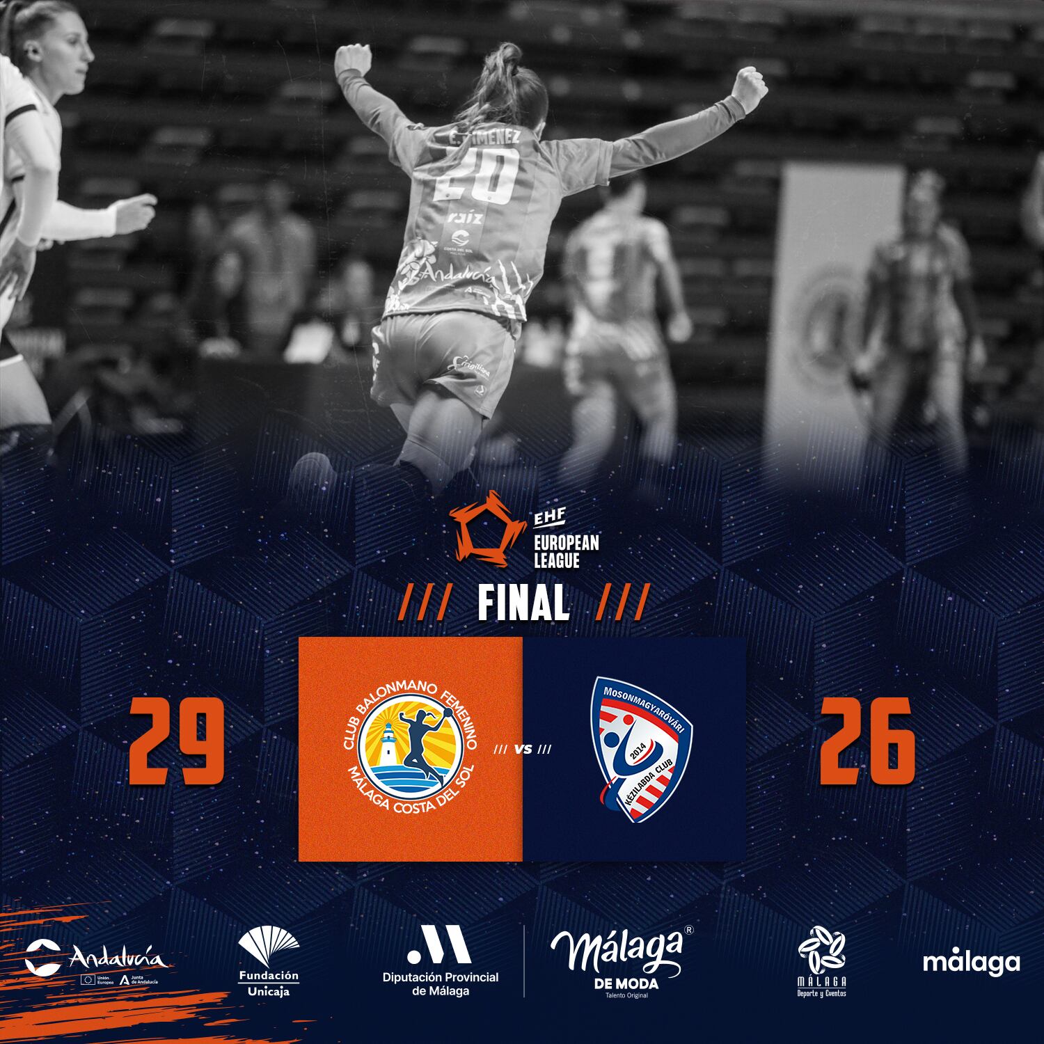 El Costa del Sol venció al Motherson Mosonmagyarovari en la EHF European League