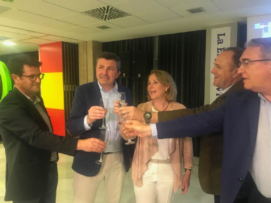 Líderes de VOX en Murcia celebran los resultados de las Elecciones Generales 2019