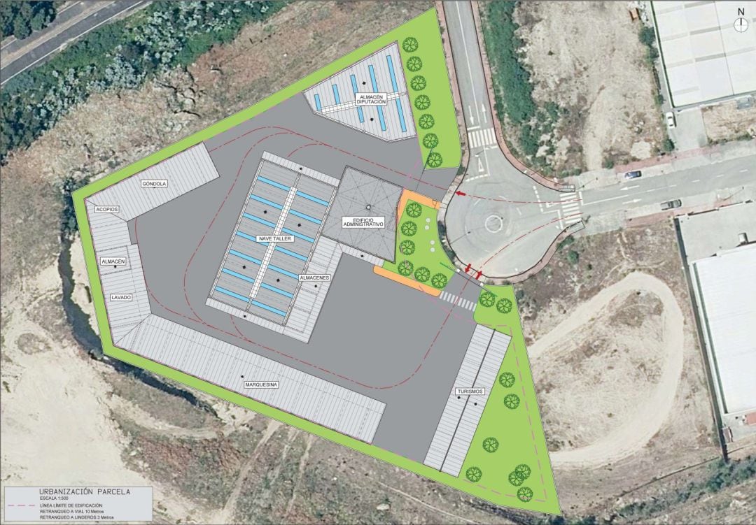 Comienza la recuperación de la Xunqueira de Alba con el traslado del Parque de Maquinaria de la Diputación
