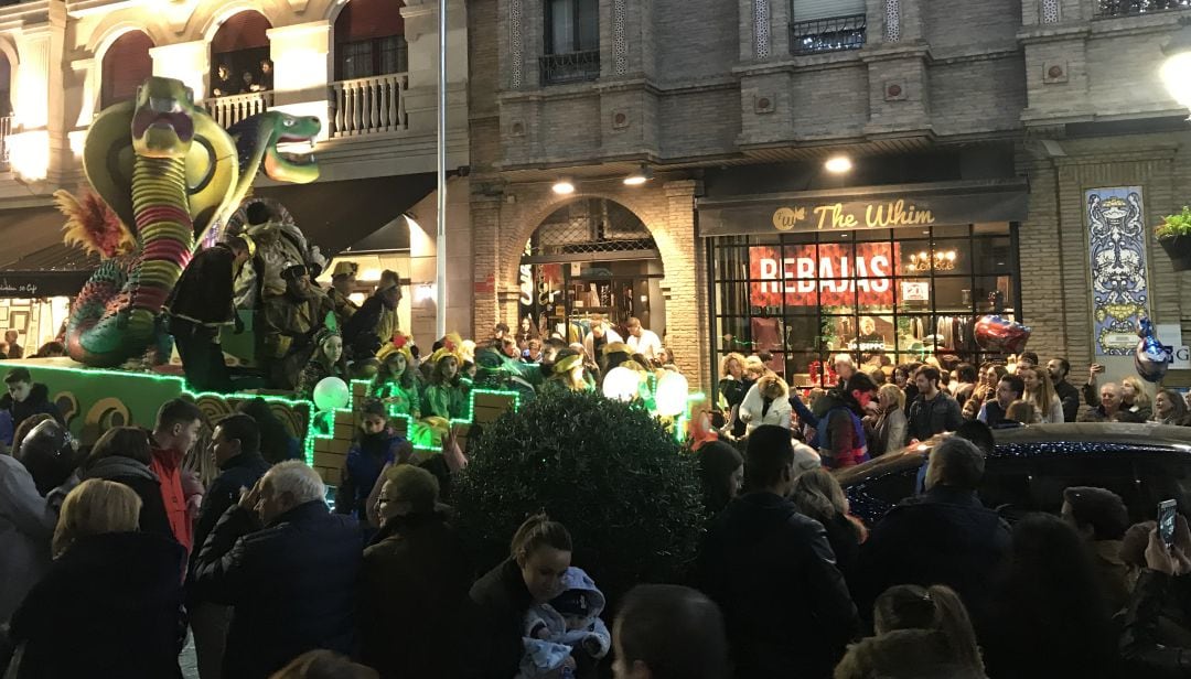 Cabalgata de los Reyes Magos en Jaén.