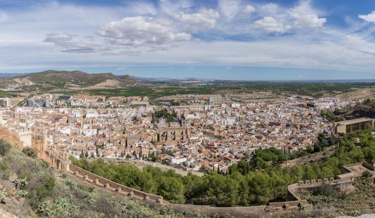 Vista de Sagunto desde su castillo