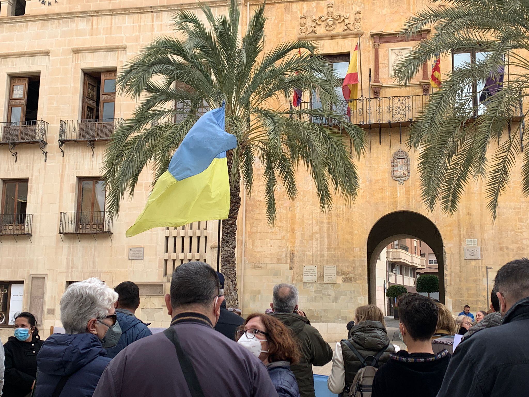 Concentración ucranianos en Elche
