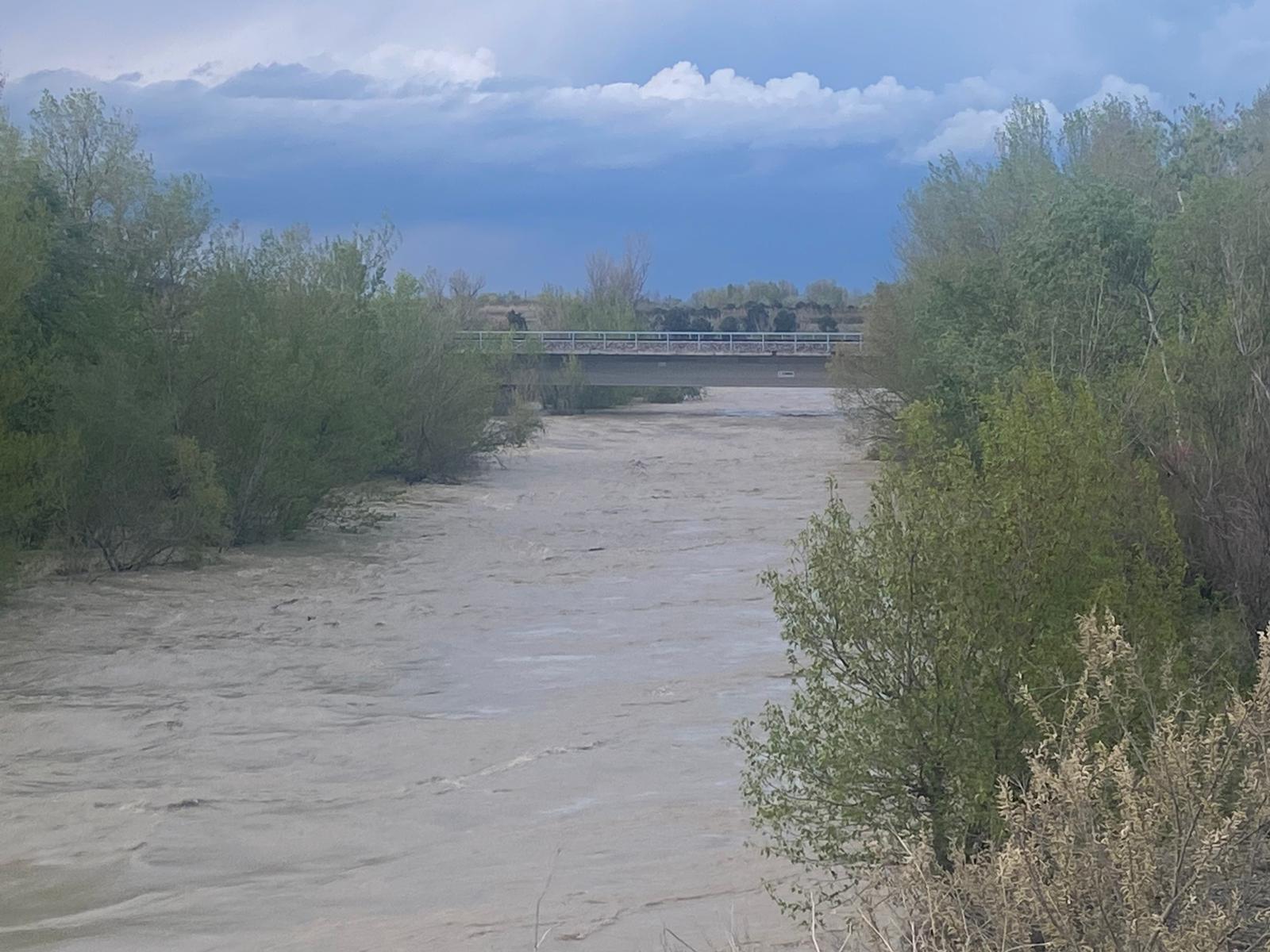 Crecida del río Gállego / Imagen del Ayuntamiento de Zaragoza