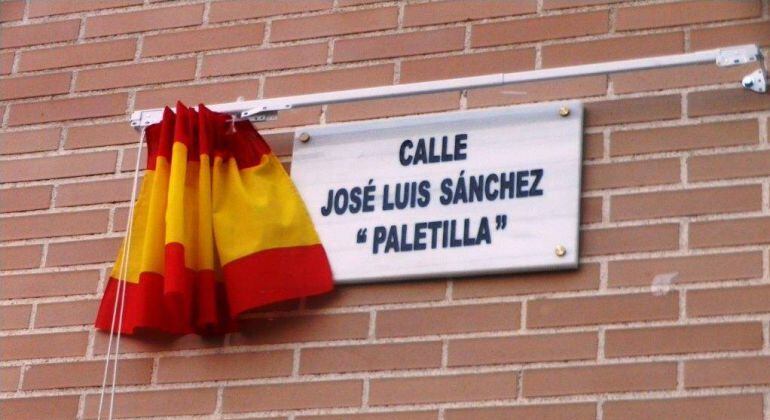 'Paletilla', inmortalizado en el callejero