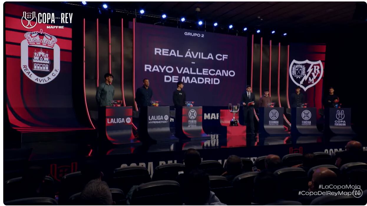 El Rayo Vallecano será el rival del Real Ávila