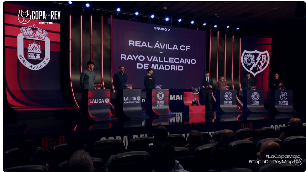 El Rayo Vallecano, próximo rival del Real Ávila en la Copa del Rey