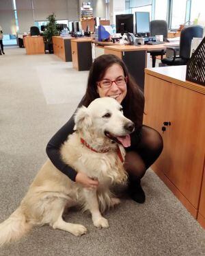 María y Dan, en Royal Canin.
