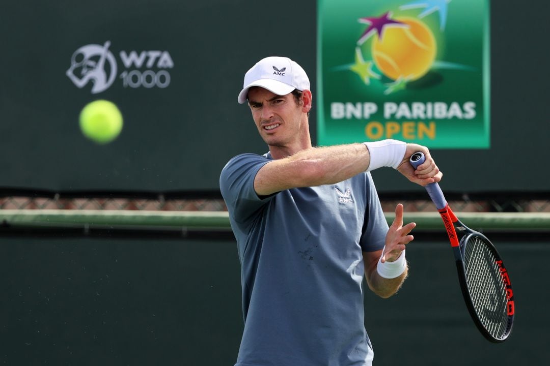 Andy Murray entrenando