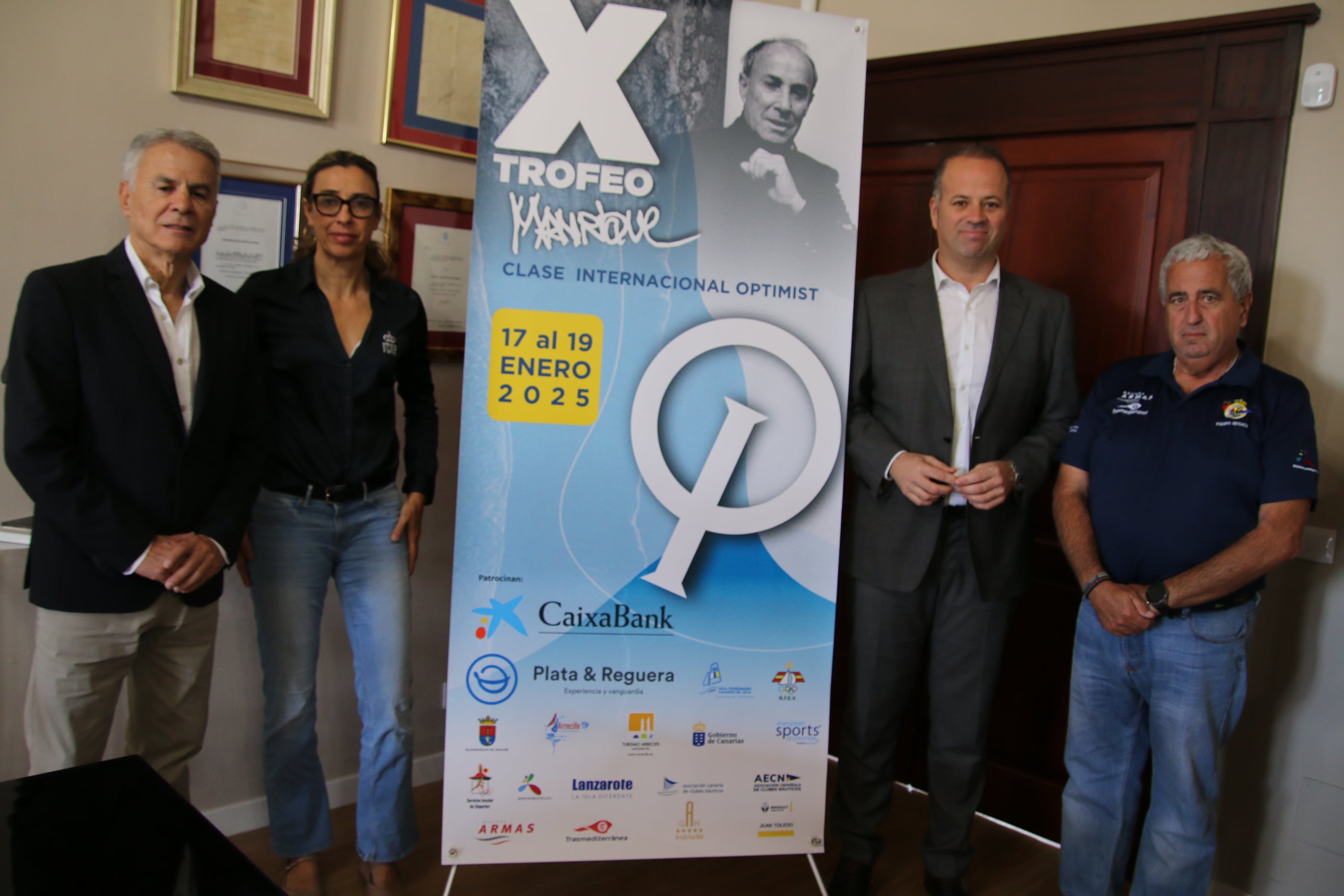 Presentación  de la décima edición del Trofeo César Manrique de Optimist.