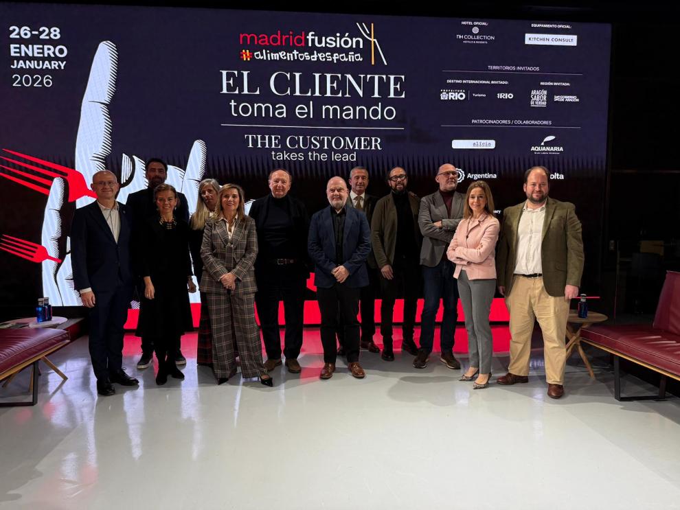 Presentación de Aragón como Comunidad Autónoma invitada en Madrid Fusión 2026