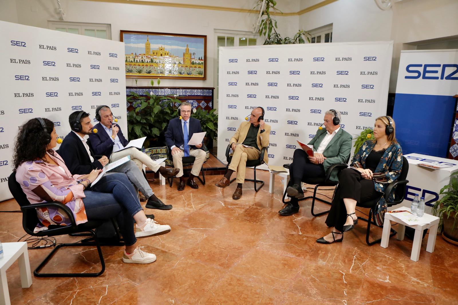 Debate a seis de los candidatos a la Alcaldía de Sevilla.